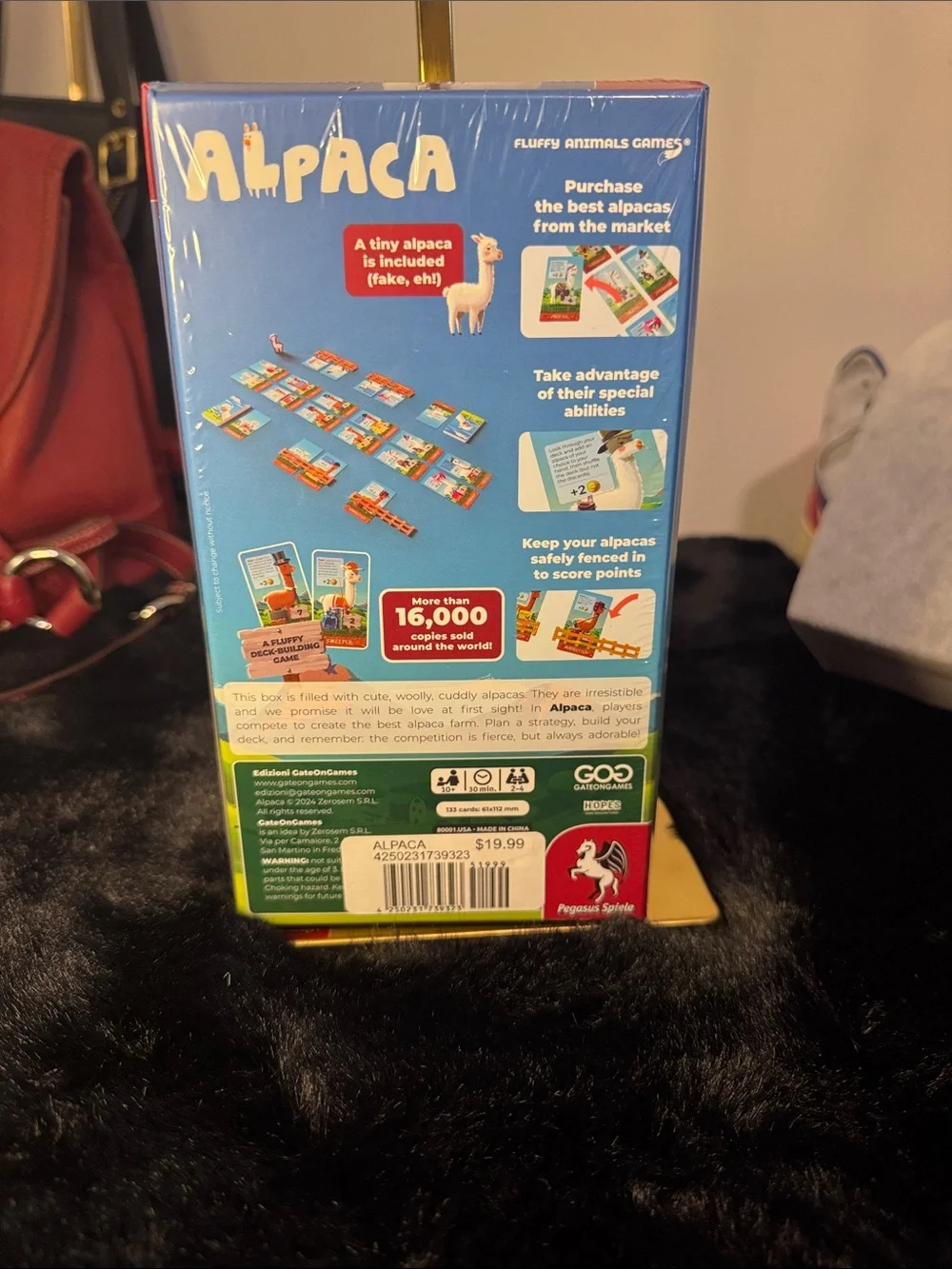 Alpaca Family Card Game - Blue Box by Pegasus Spiele